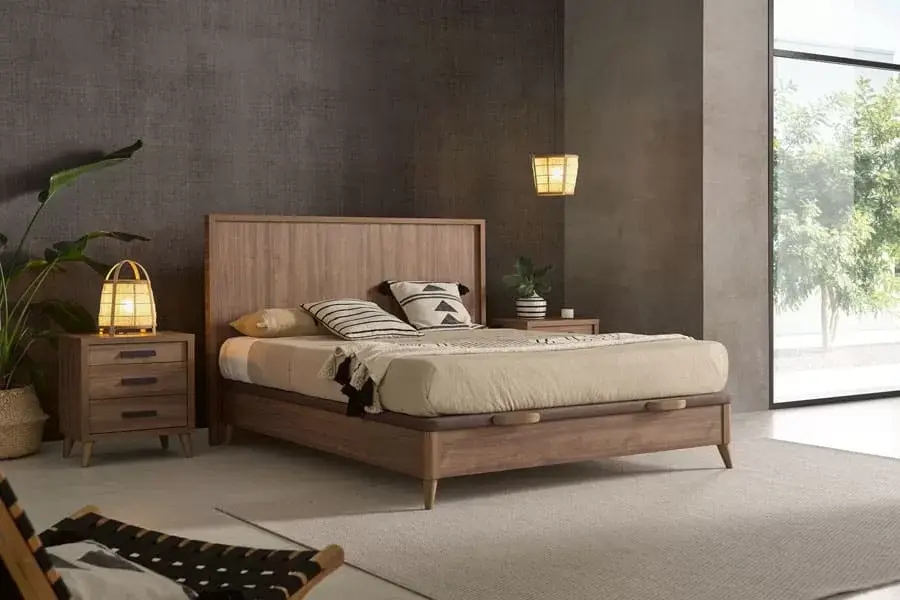 Canapé madera con patas X-Line